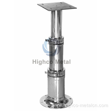 Stainless Steel 3 Stages Adjustable Table Pedestal